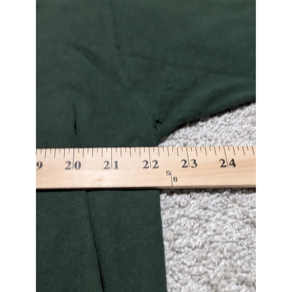 Fruit of the Loom T-Shirt Mens XL Green Durkins Chicago Vintage Heavy Cotton Tee - Picture 7 of 8